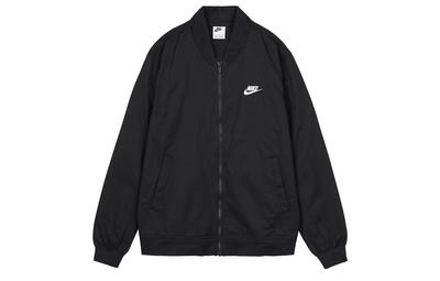 Nike Logo Yaka Uzun Kollu Ceket Siyah DM6822-010