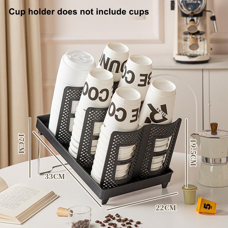 

1 шт. Подстаканник однорядный бытовой с кронштейном складной подстаканник подставка для чашек для кофейни-A20P