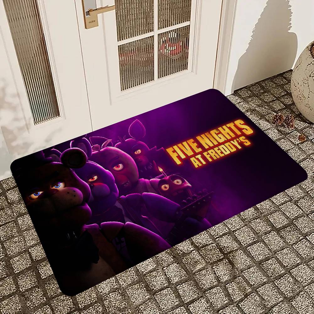 F-Fnaf F-Five-N-Nights-At-F-Freddys Anime Door Mat Anti-slip Absorb Water Long Strip Cushion Bedroon Mat Bedside Mats