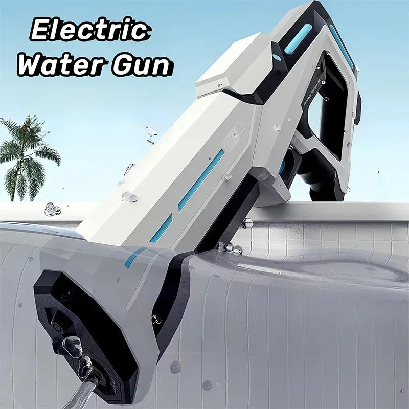 Non-Toxic Electric Water Guns For Adults Powerful Squirt Automatic Water Suction Water Blasters Summer Outdoor Beach Toy For Kids Gift