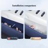 For Zeekr 001 2026-2026 Car Door Slot Storage Pad Leather Door groove Protective Mats Storage Barrel Interior Accessories