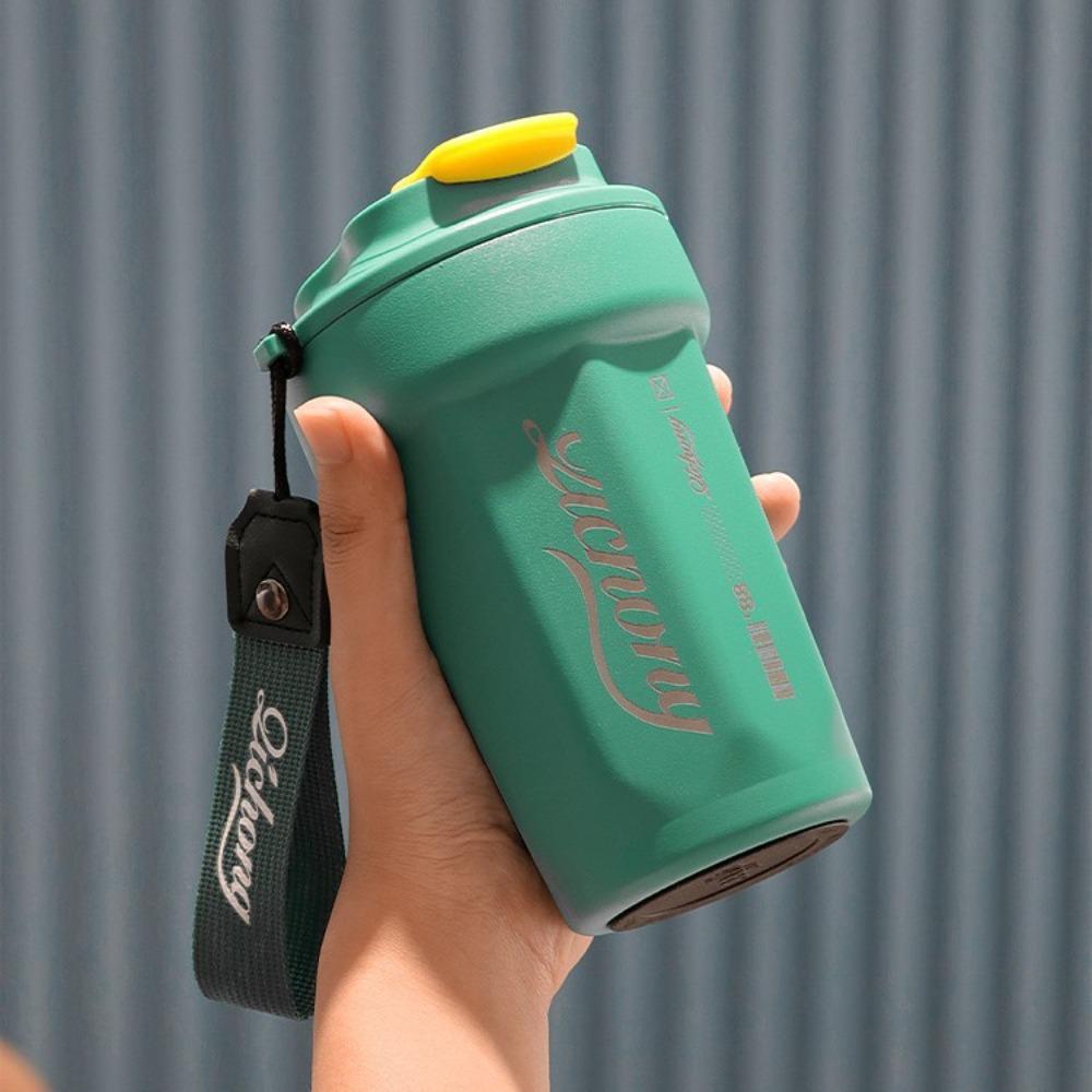 Girls' High-value Coffee Cups, Portable and Cute Accompanying Cups, Student Stainless Steel Thermos Cups