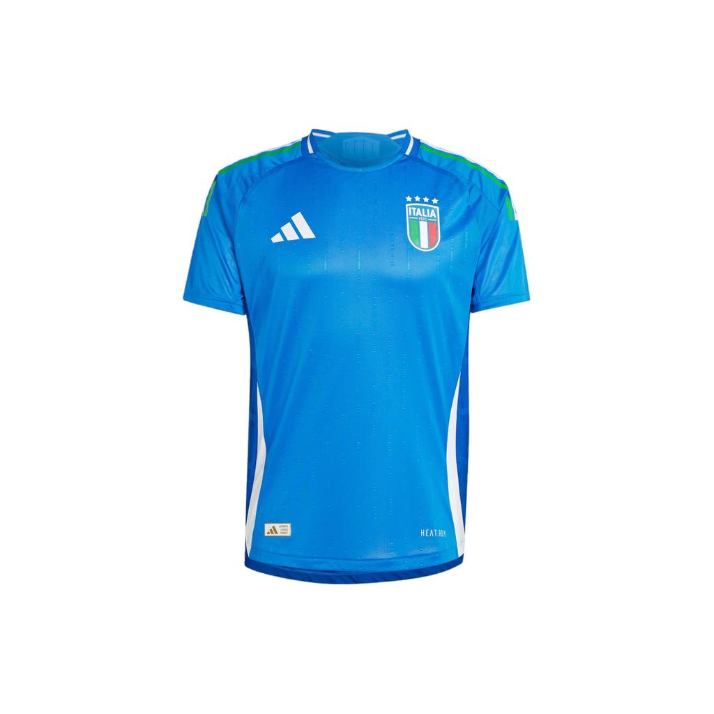adidas Italy 2024 Home Authentic Jersey Blue Men Streetwear IN0658