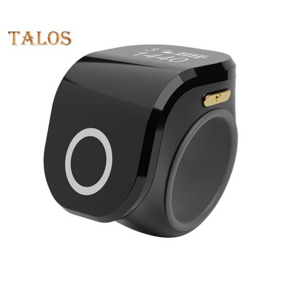 Smart Counting Ring with OLED Screen Adjustable Size Comfortable Fit Mini Size Time Reminder Rechargeable Counting Ring