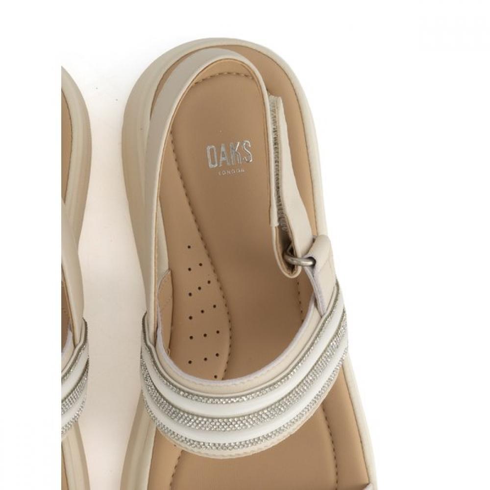 Daks Women Comfort Casual Sandals Ivory Drd614ls35