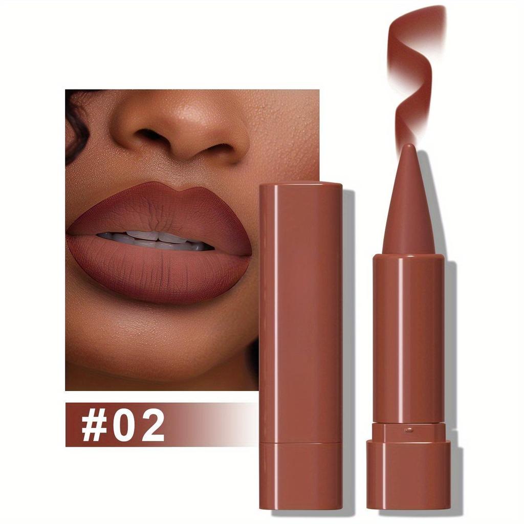 Lip Liner Pencil, 9 Colors Matte Finish, Long-lasting, Waterproof, and Smudge-proof Lip Crayon, Smooth Velvet Texture for Precise Application