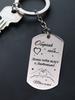 Stainless Steel Keychain with Inscription - Your Unspoken Emotions As A Gift To Your Loved One