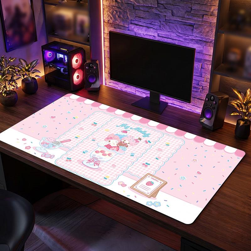 Big Mouse PadMy Melody Extended Soft Desk Mat Gaming Office Computer Table Decor Mat