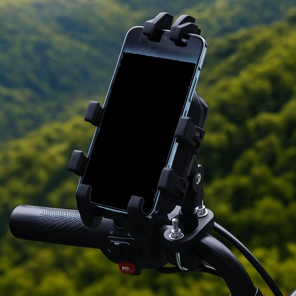 Eight Claw Fixed Motorcycle Phone Holder 360° Rotation Navigation Stand  Rear View Mirror
