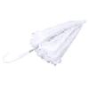 White Lace Parasol Umbrella J Handle Elegant Appearance Bridal Lace Umbrella for Wedding Party Decorations Prom