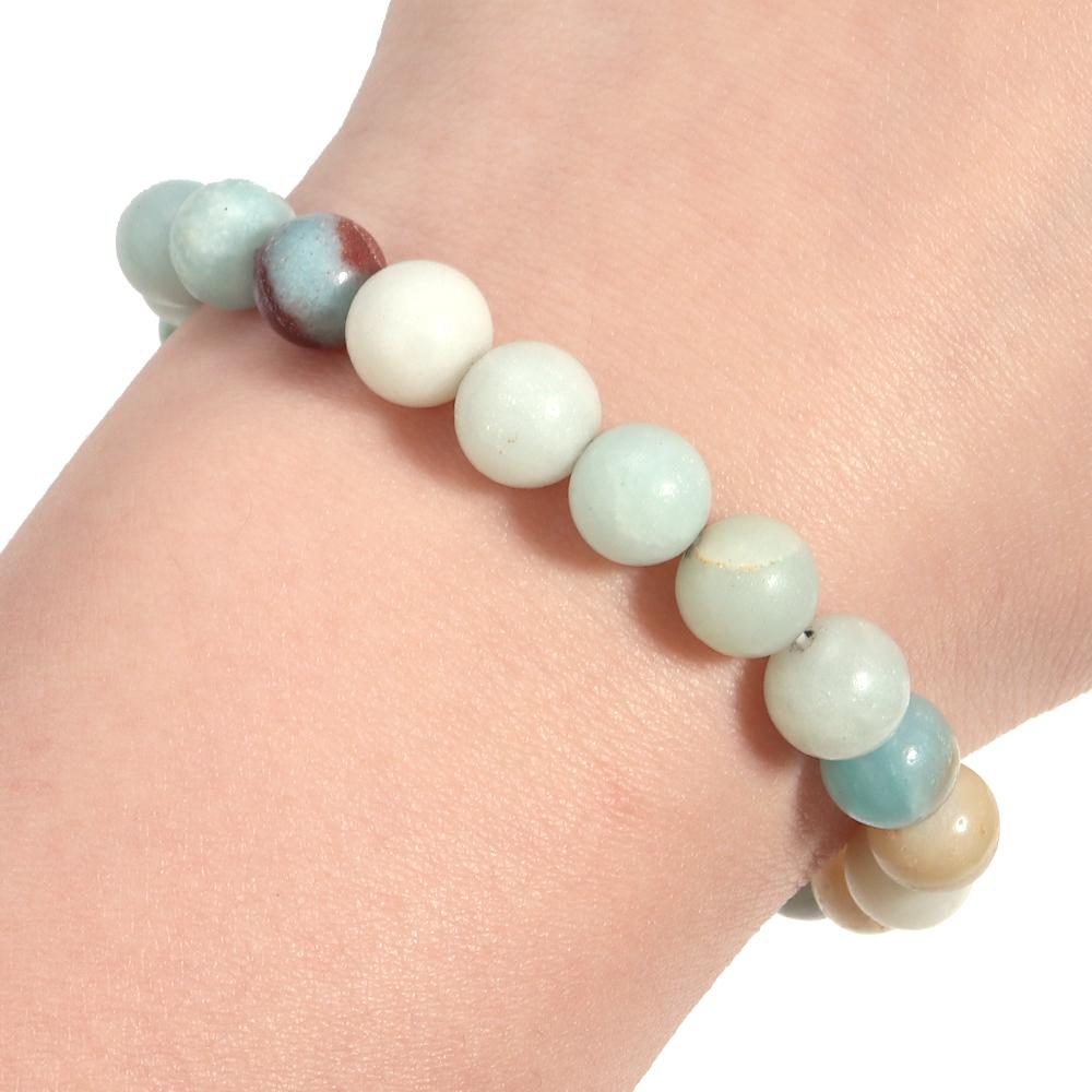 20-100pcs 4 6 8 10 12 14mm Natural Stone Beads Mixed Color Round Loose Beads For Jewelry Making DIY Necklace Bracelets Supplies