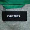 DIESEL Back logo print Nylon Zip hoodie 10 Green system Kid's Used