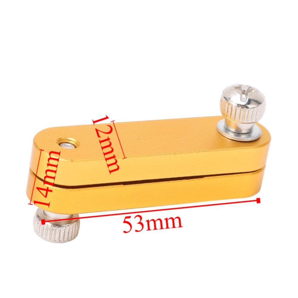2 PCS Aluminum Alloy Ruler Limit Block Woodworking Marking and Measuring