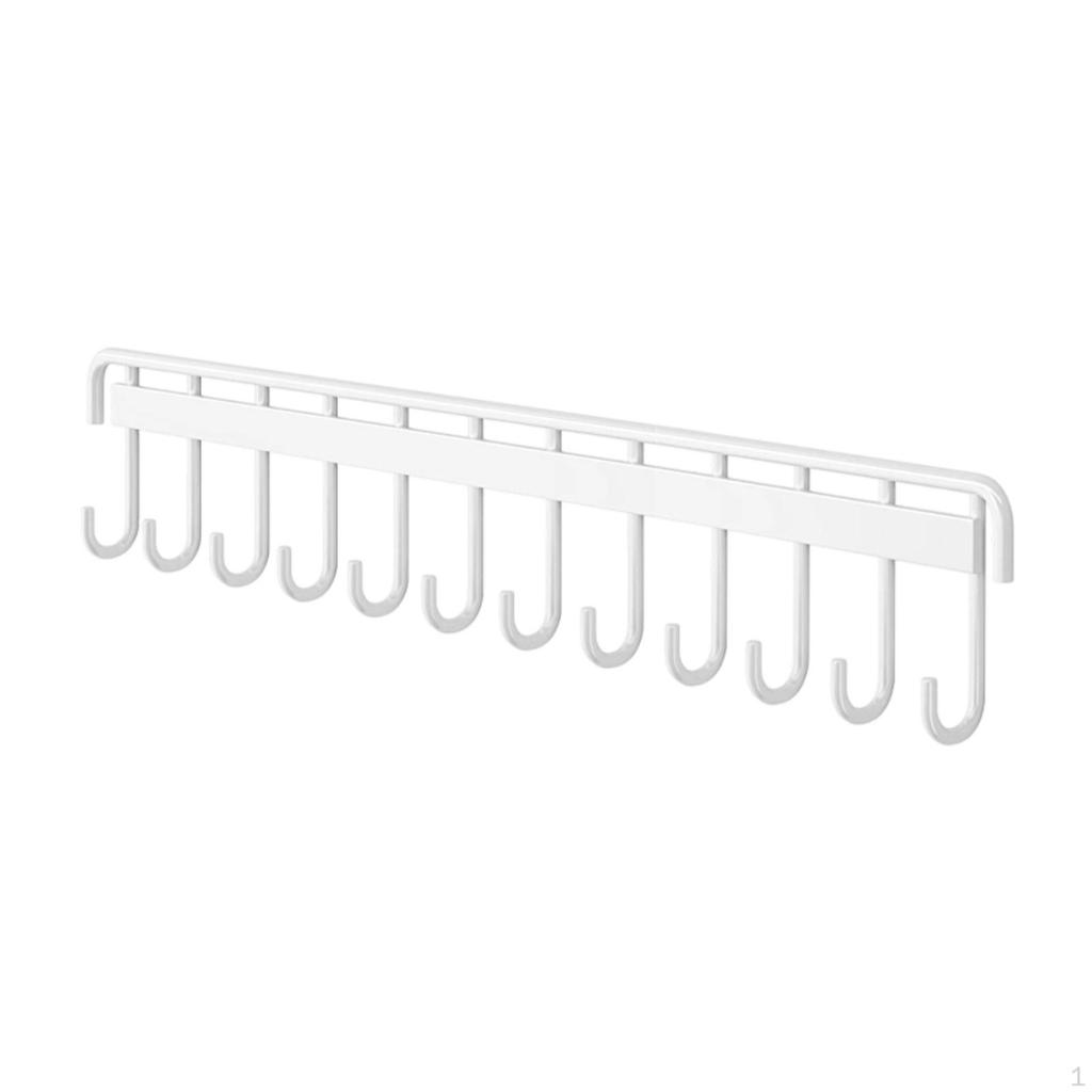 Wall Mounted Badminton Racquet Rack Hanging Hook Large Capacity Sturdy Tennis Racket Holder
