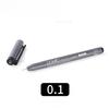 Japanese Colored Hook Line Pen Waterproof Art Supplies Anime Architectural Design Ink Tube Drawing Pen Watercolor Outline Marker