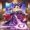 Dark Magician Girl 2D Flat Pattern Flannel Blanket High quality All Seasons Warmth and Comfort Perfect for Christmas Gifts.NMT0928637