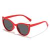 2026  New Children's Cute Cat-Ear Fine-Glitter Ins-Style Color Sunscreen Sunglasses For Outdoor Use