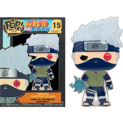 Shippuden Kakashi ar zibens asmeņiem 4 collu pop! Emaljas tapa