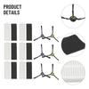 6 Pcs Side Brushes And Filter Brush For Silvercrest SSRA  Robot Vacuum Cleaner Replacement Accessories