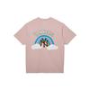 New Era SS22 Letter Rainbow Print Short Sleeve T-Shirt Unisex T-Shirt Pink 13280313
