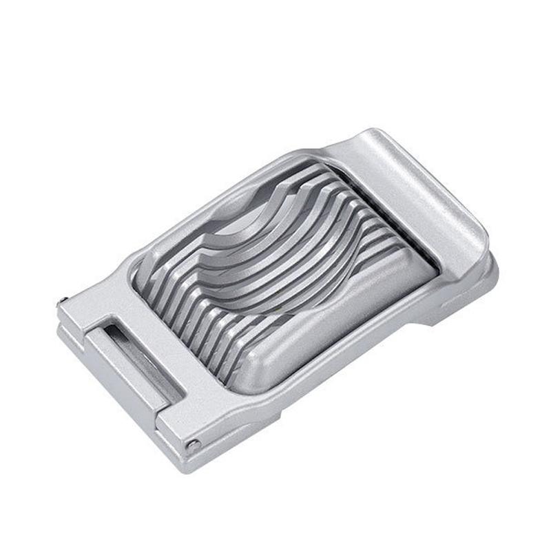 Aluminum Alloy Cut Hard Eggs Egg Slicer Heavy Duty Metal Boiled Eggs Cutter Manual Cutting Ham Fruit Kitchen Gadgets