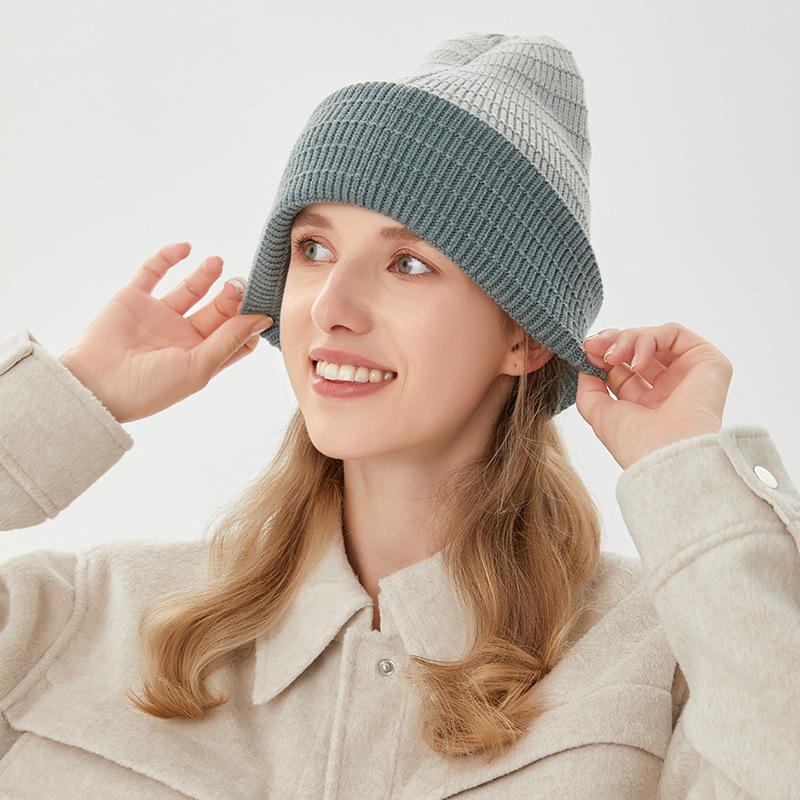 Autumn and Winter Windproof Ski Mask for Men and Women Warm Cycling Hood Neck Guard Cold Hat  Dual Purpose Knitted Hat