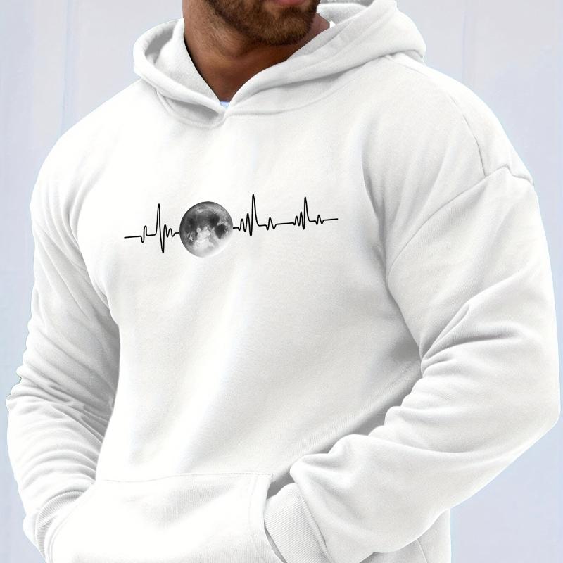 

Бег и Винтажный стиль, Ретро-вайб и Регулируемый капюшон, Мужская толстовка с капюшоном XXL чёрный