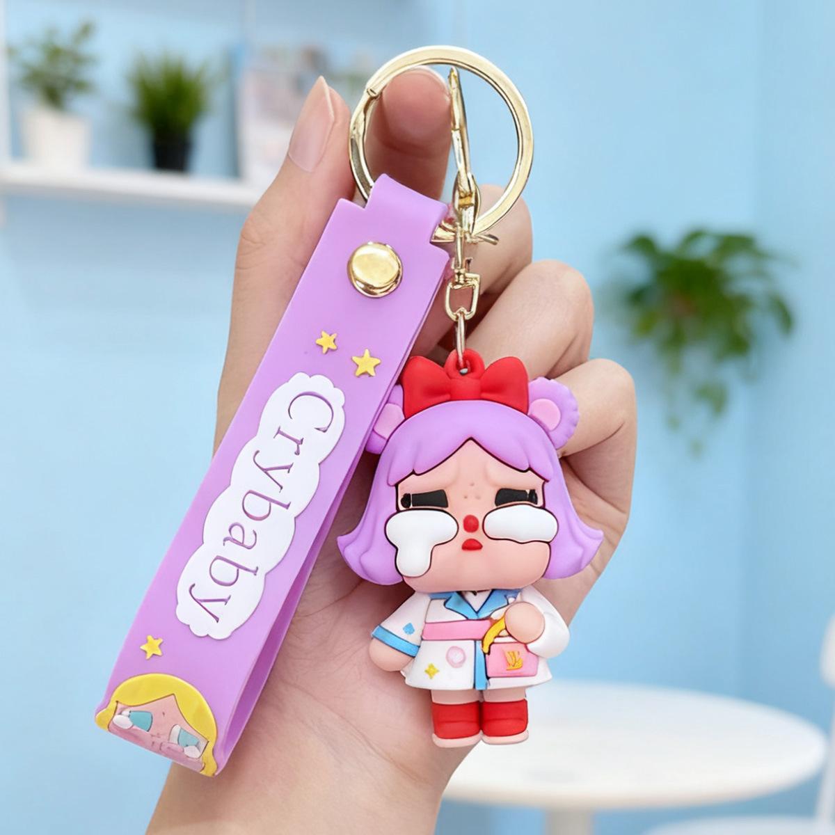 Keychain Multi-shape Cute Silicone Pendant Cute Personality Bag Pendant Small Gift
