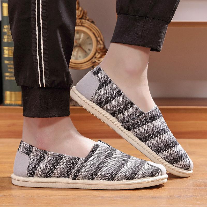 Casual Shoes for Men Round Toe Breathable Ethnic Style 2025 Trend Sneakers Adults Classic Original Elegant Legitimate Man Shoe