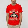 Born Forced To Wipe Funny Gorilla Tshirt Summer Cotton Tshirts For Unisex Print Tee Shirt Short Sleeves Vintage Top Tees