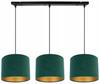 Elegant Hanging Lamp Golden Velvet Lampshade Selection