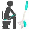 Toilet Self Wipe Aid Long Reach Wipe Tissue Grip Helper Paper Holders