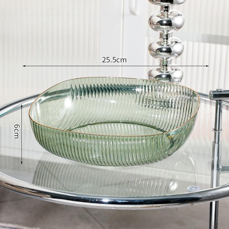 Fruit Plate Fruit Plate Household Living Room Tea Table Snack Tray Candy Simple Ins Light Luxury Style Plate