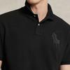 Polo Ralph Lauren FW23 Solid Logo Patch Casual Short Sleeve Polo Shirt Men Tops Black MNPOKNI1N822533-001