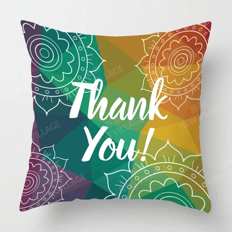Fall Home Decor Autumn Living Room Throw Pillow Cover Sofa Boho Cushion Cover Mandala