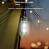 Mini Flashlight Multifunctional COB LED Keychain Flashlight 4 Light Modes Ultralight Camping Flashlight for Outdoor Emergency