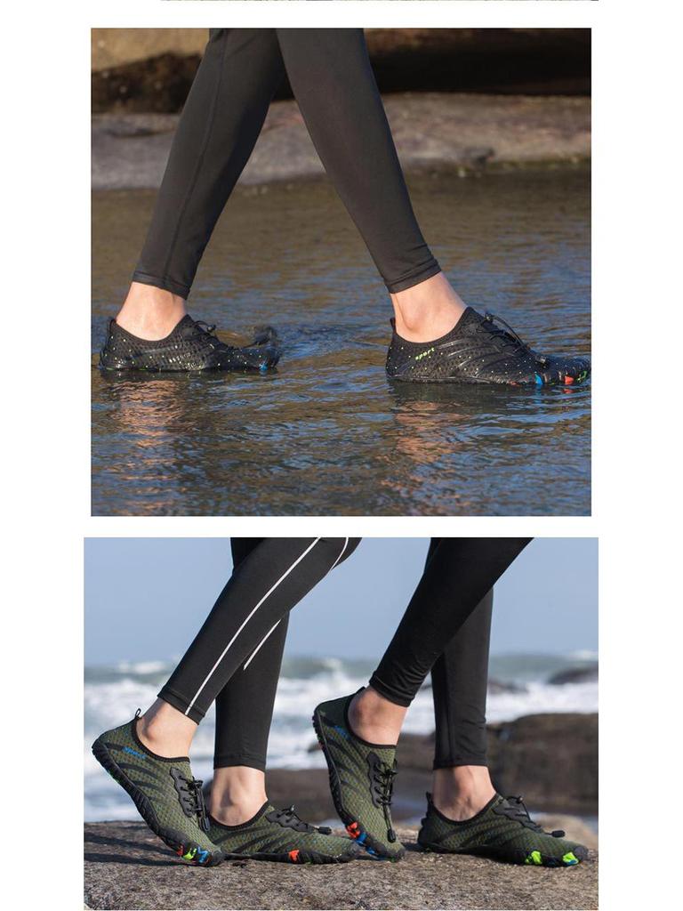Unisex Schnelltrocknende Rutschfeste Outdoor Trekking- & Strandschuhe, Verschleißfest für Wasser & Land