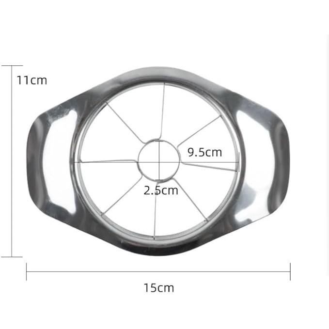 Stainless Steel Apple Slicer 8 Slices 15.2x11cm Fruit Cutter Kitchen Gadget for Home