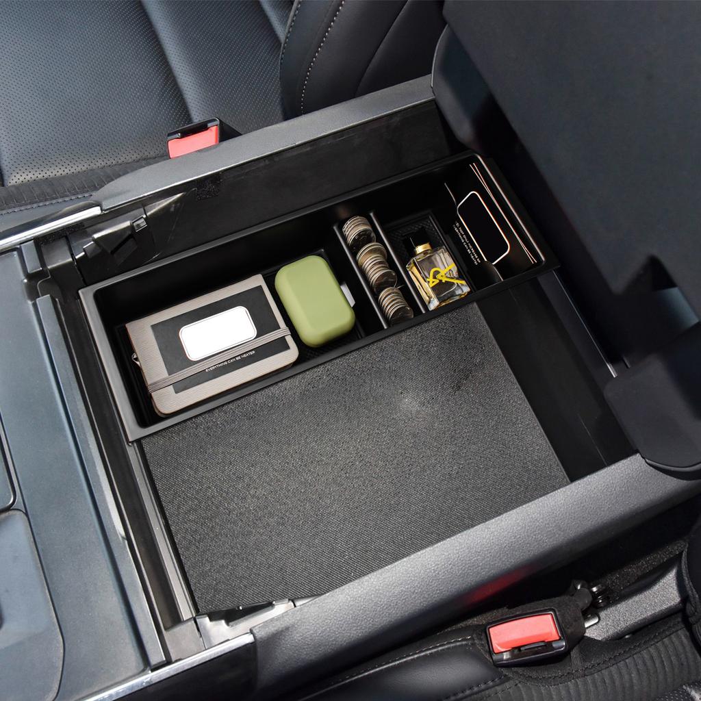 For Ford F150 2025 2025 2025 2025 Center Console Tray Organizer Armrest Box Storage Car Secondary Storage Box ABS Accessories