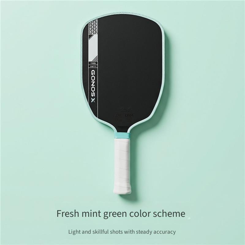 T700 Carbonfaser Langes Power Pickleball Schläger Set, PP Wabenkern Professionelle Offensivsportausrüstung