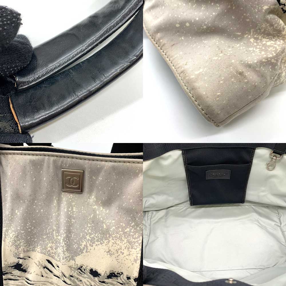 Used CHANEL High summerHandbag Nylon Women