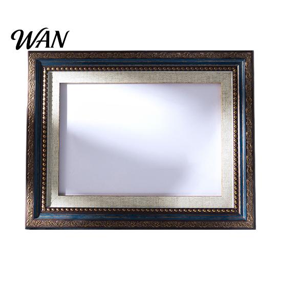 European Style Picture Frame Vintage Photo Frame, Art Mat for Tabletop Display Elegant & Wall Mount, Decorative Studio Portrait Photos Retro Carved