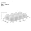 Multiple Styles Silicone Hemispherical and Spherical Molds – DIY Baking Chocolate Cup, Filled Cake, Pudding, Dessert Decorating Mold Set