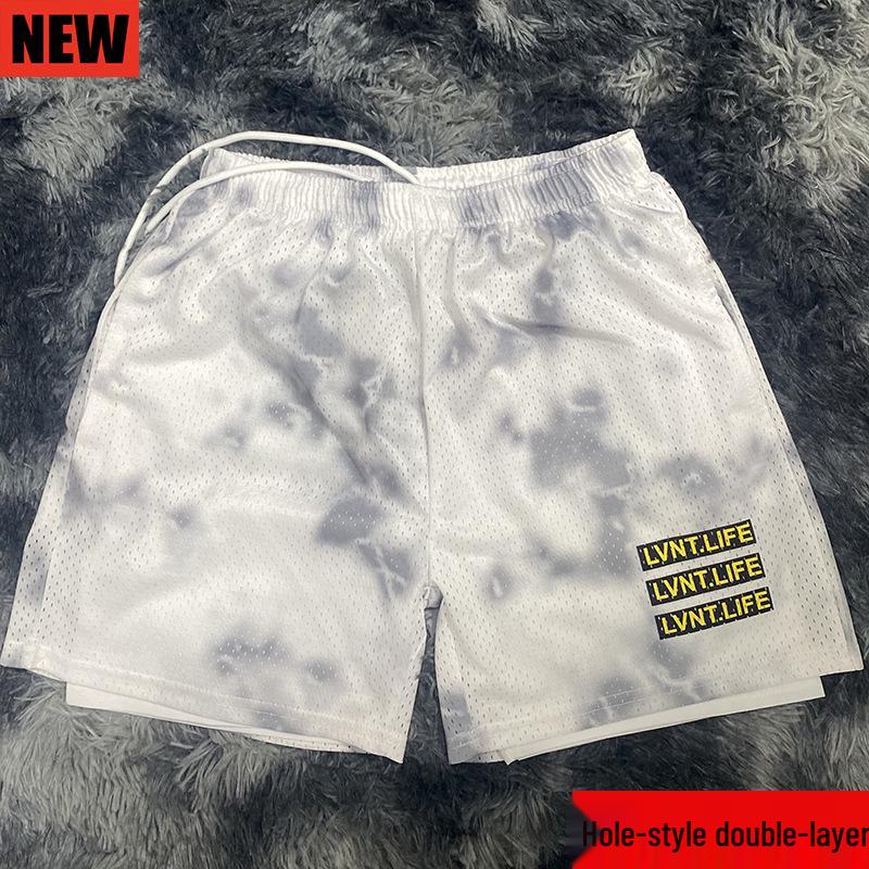 

Американские двухслойные спортивные шорты LVNTLIFE длиной 4 дюйма, не просвечивающие, для бега и баскетбола M серый