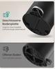 SONGMICS Bathroom Pedal Bin, 0.8 Gallon (3 L) Steel Toilet Bin with Soft-Close Lid, Inner Bucket, for Waste, Bedroom, Ink Black