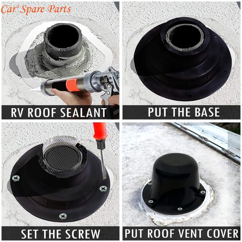 Y4UA Roof Covers Weather Resistant Ventilation Solution Simple Installs for Campers