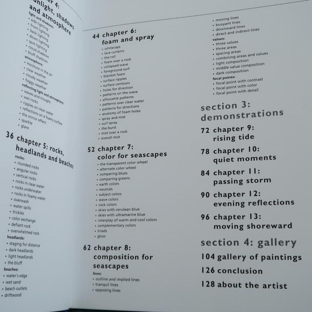 [USED] Sale! Foreign book "Painting the sea with oil paintings using special effects" (shoreline, painting techniques)