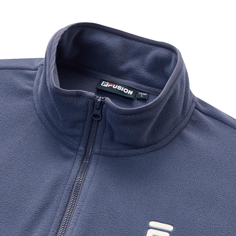 Fila Fusion Versatile Zip Long Sleeve Jacket Unisex Jackets Light-Blue T11U433701FLB
