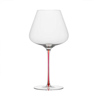 Zhuchuang Jingpin Red Stem Crystal Burgundy Wine Glass