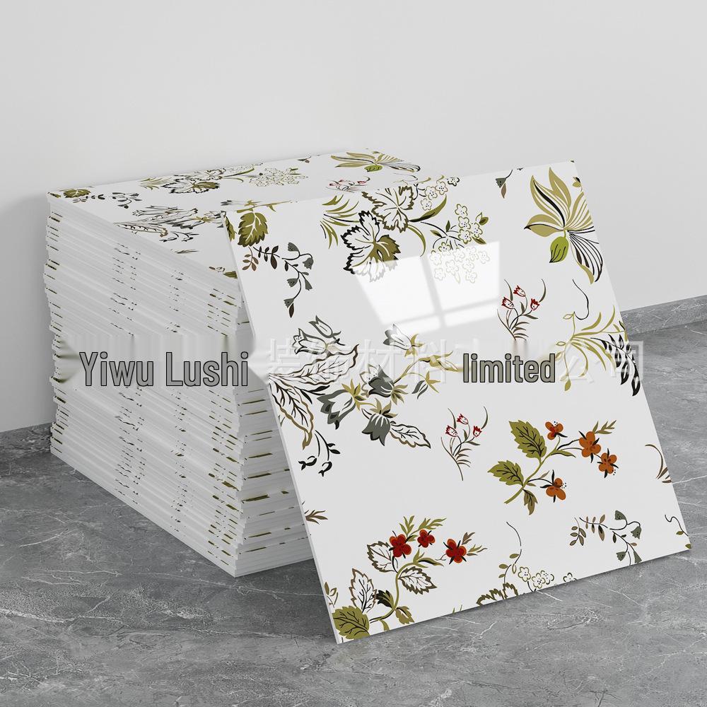 Self-Adhesive Pink Marble Wallpaper: Waterproof, Heat-Resistant Wall Sticker with Aluminum Plastic Panel